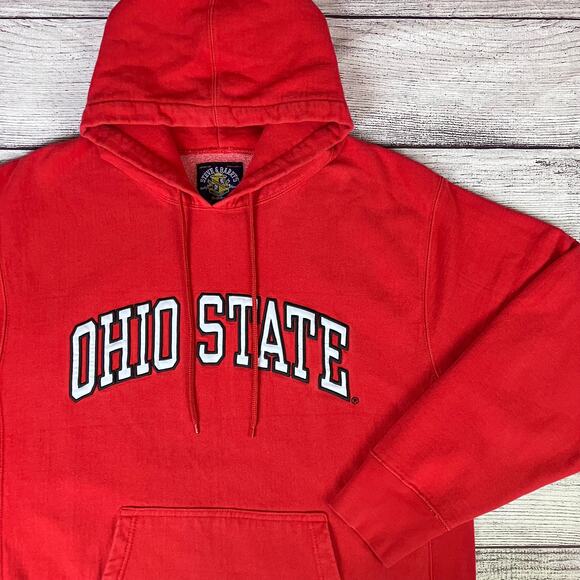 Vintage Ohio State University Reverse Weave College Hoodie - Picture 1 of 6
